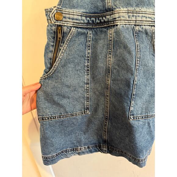 Cooperative Urban Outfitters Denim overall dress medium wash M - Picture 5 of 11